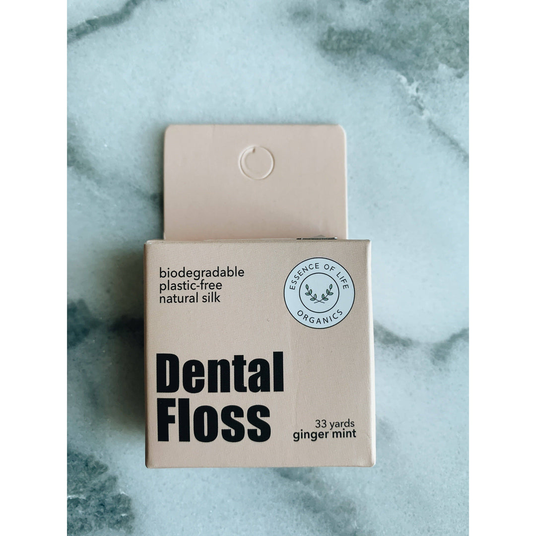 BIODEGRADABLE ZERO WASTE SILK FLOSS - COOL MINT