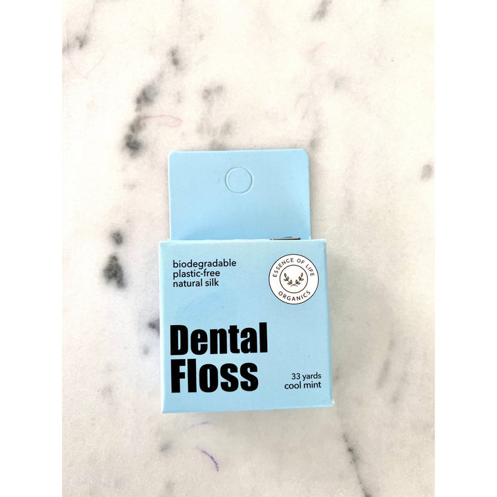 BIODEGRADABLE ZERO WASTE SILK FLOSS - COOL MINT