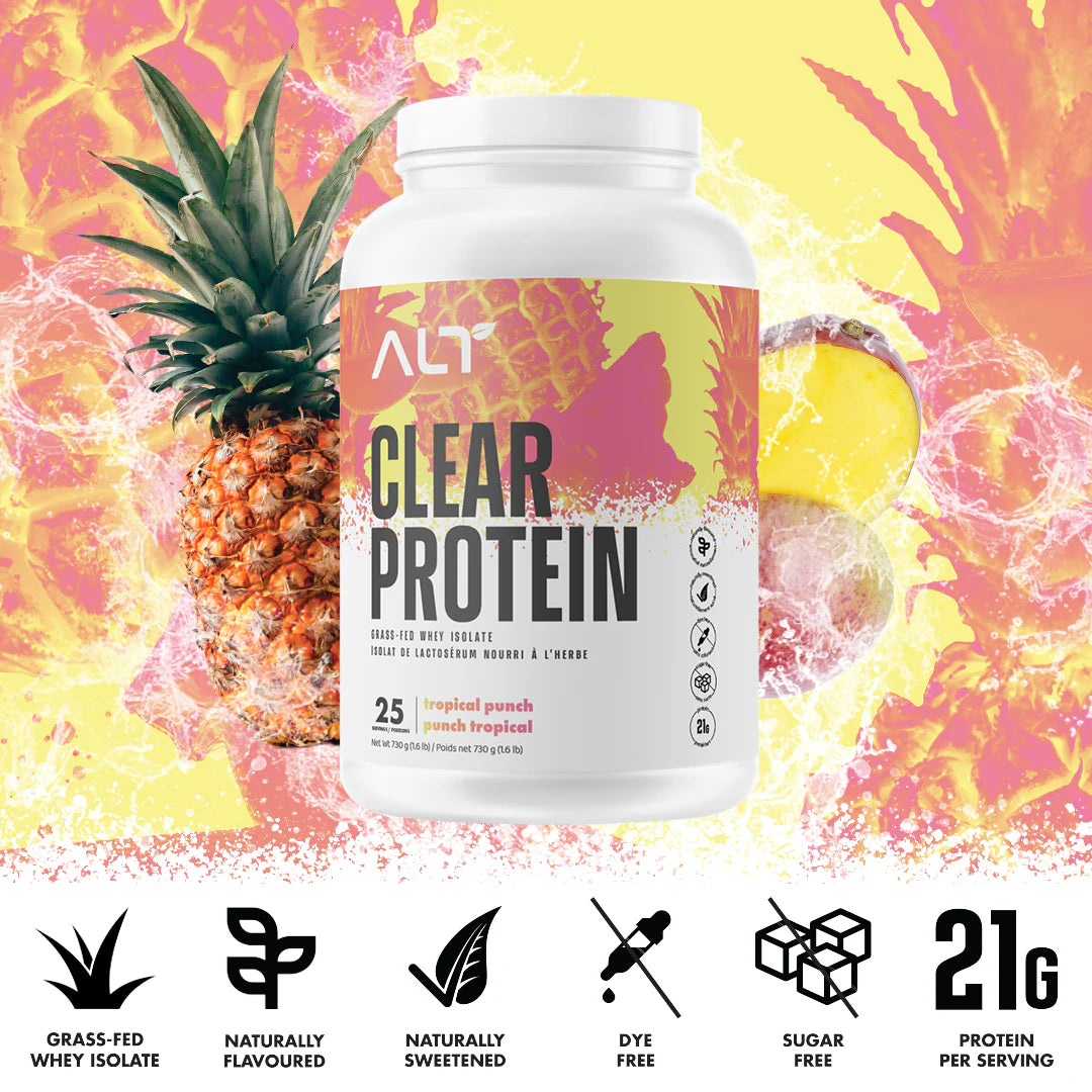 CLEAR PROTEIN GRASS-FED WHEY ISOLATE - TROPICAL PUNCH