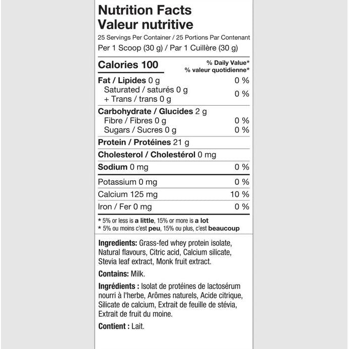 CLEAR PROTEIN GRASS-FED WHEY ISOLATE - WATERMELON STRAWBERRY