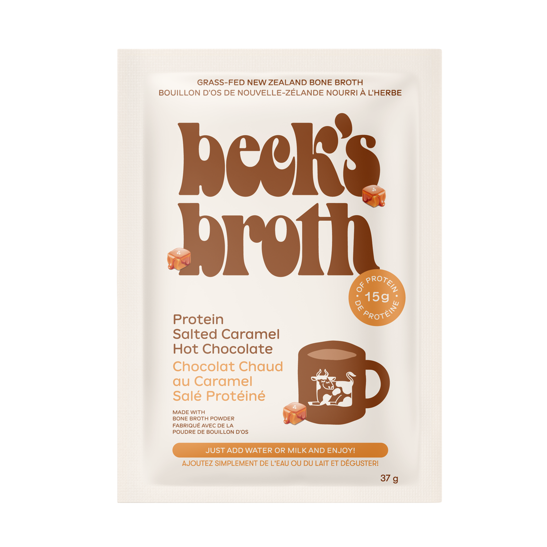 SALTED CARAMEL HOT CHOCOLATE BONE BROTH POWDER