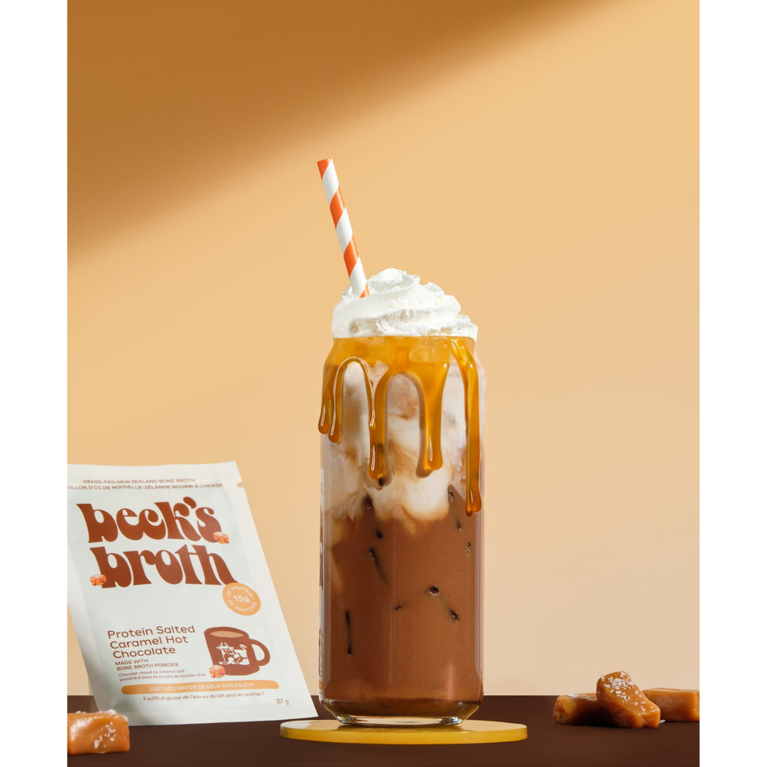 SALTED CARAMEL HOT CHOCOLATE BONE BROTH POWDER