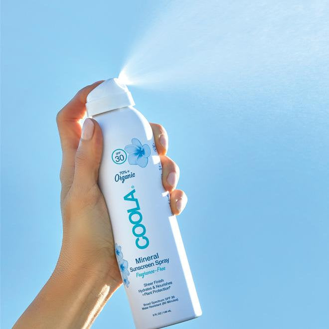 MINERAL BODY SPF 30 FRAGRANCE FREE SUNSCREEN SPRAY