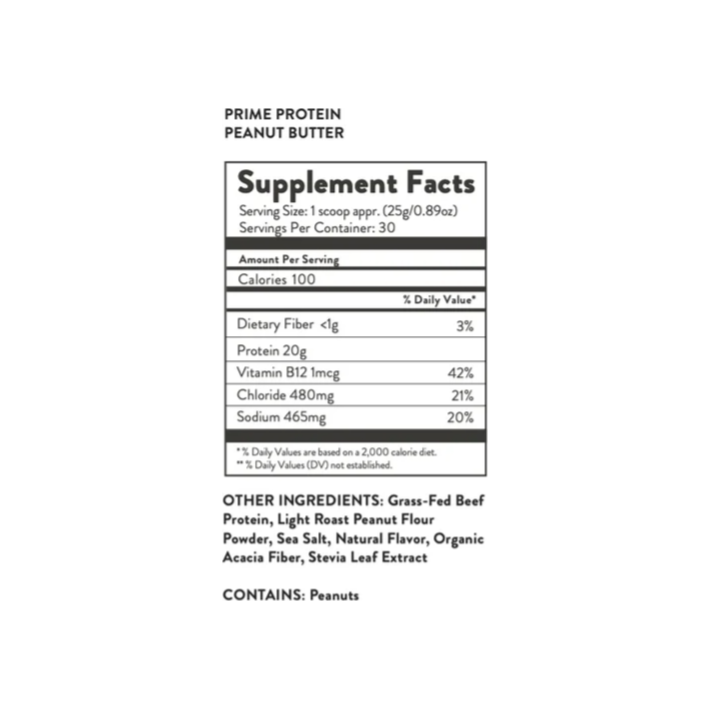 PRIME PROTEIN - PEANUT BUTTER