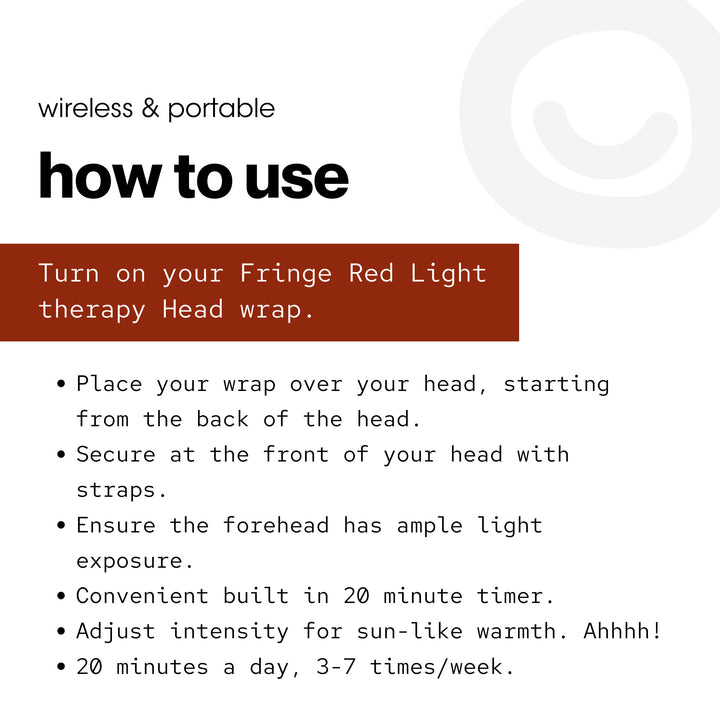 RED LIGHT THERAPY WRAP HEAD