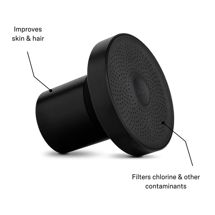THE FILTERED SHOWERHEAD - JET BLACK
