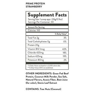 PRIME PROTEIN - STRAWBERRY