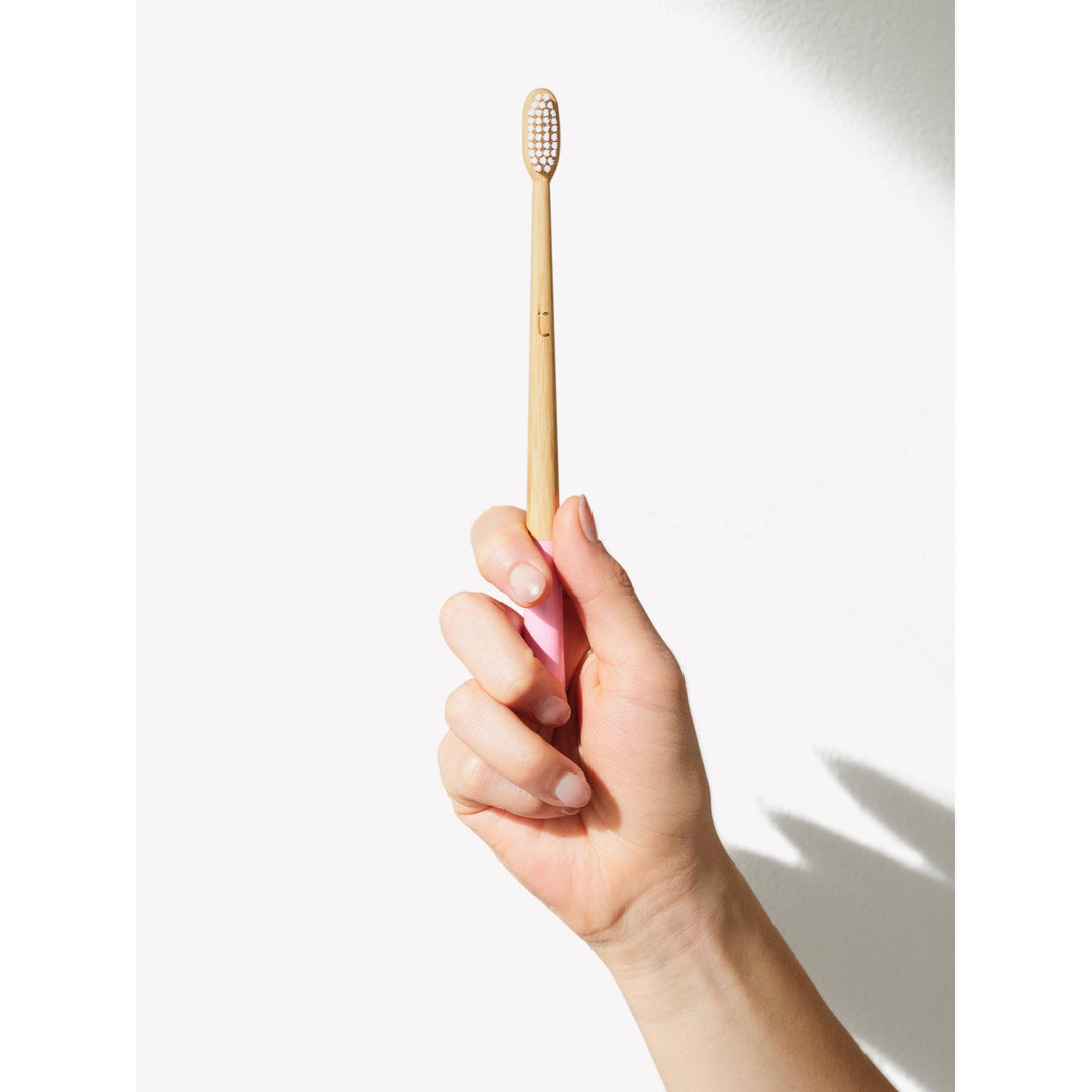 PETAL PINK TRUTHBRUSH WITH MEDIUM CASTOR OIL BRISTLES