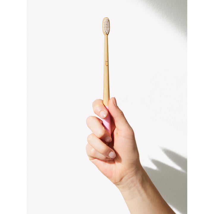 PETAL PINK TRUTHBRUSH WITH MEDIUM CASTOR OIL BRISTLES