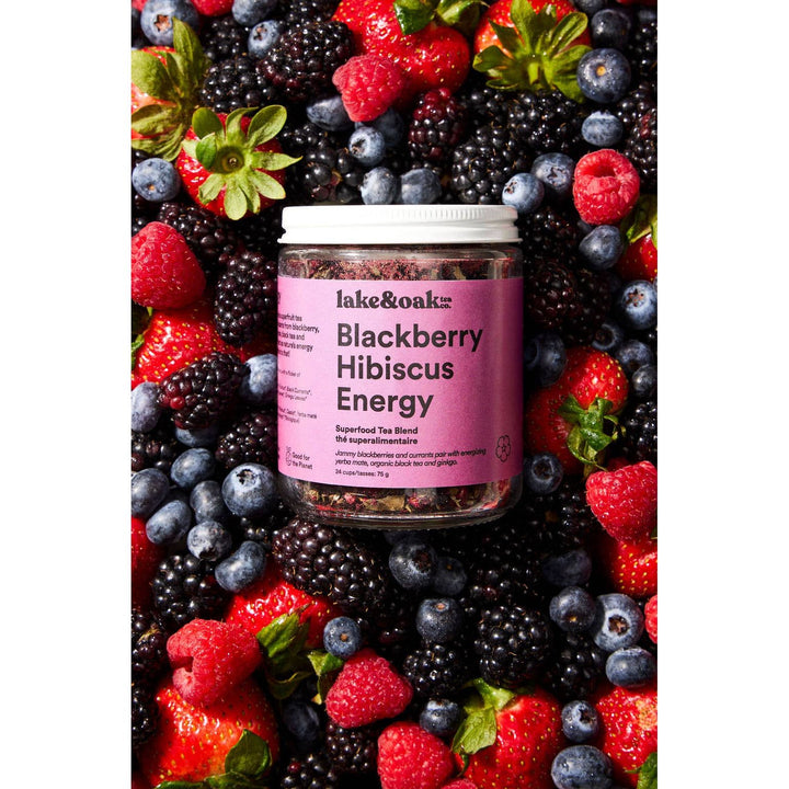 BLACKBERRY HIBISCUS ENERGY - SUPERFOOD TEA BLEND