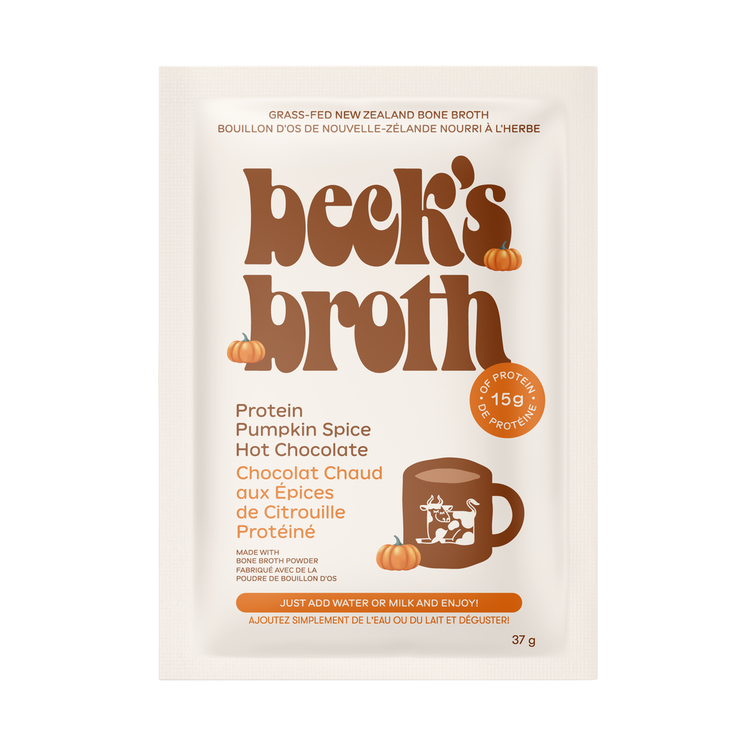 PUMPKIN SPICE HOT CHOCOLATE BONE BROTH POWDER