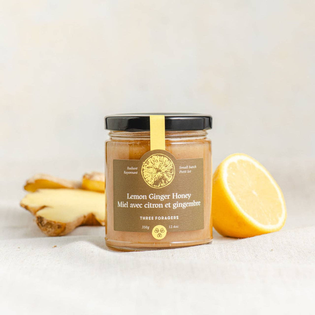 LEMON & GINGER INFUSED HONEY