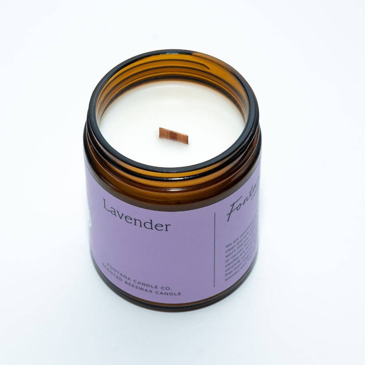 LAVENDER BEESWAX & ESSENTIAL OIL JAR CANDLE