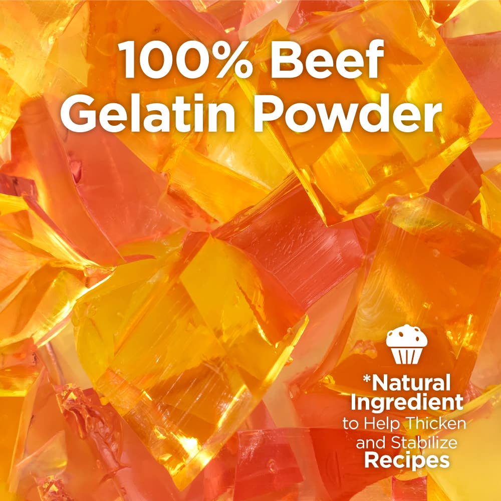 GRASS-FED GELATIN POWDER - BOVINE PROTEIN -NON GMO