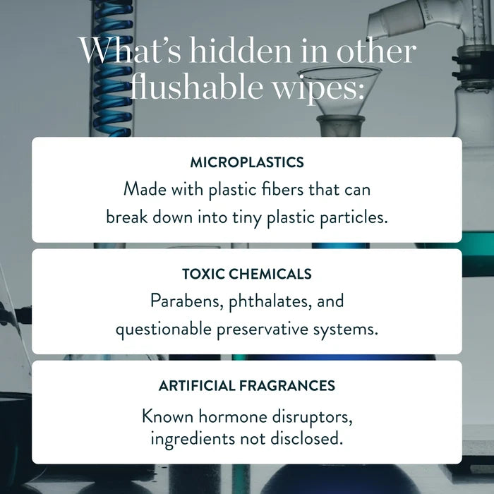 FLUSHABLE WIPES (60 COUNT)