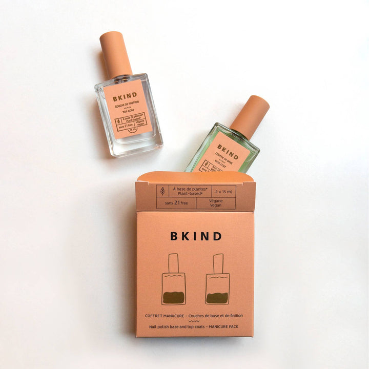 MANICURE PACK -NAIL POLISH DUO - BASE & TOP COATS
