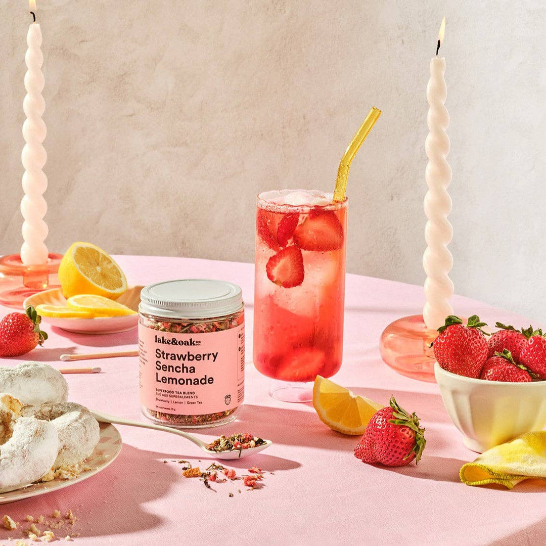 STRAWBERRY SENCHA LEMONADE
