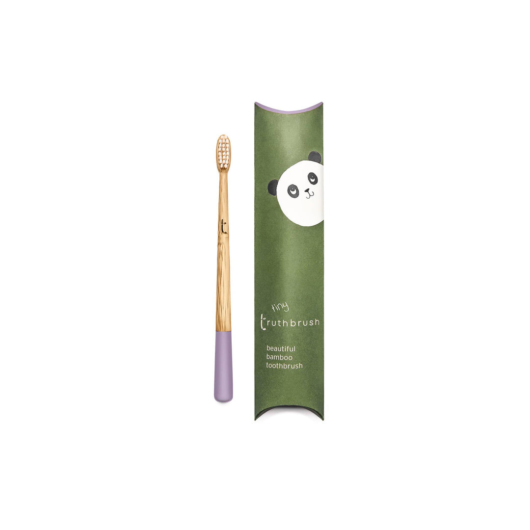 PERIWINKLE PURPLE TINY TRUTHBRUSH WITH SOFT BRISTLES