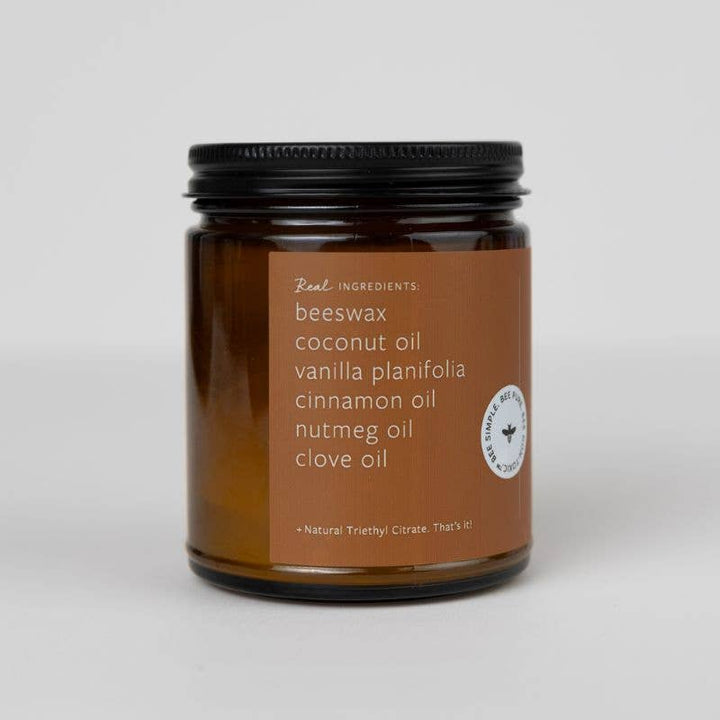 PUMPKIN PIE ESSENTIAL OIL &  BEESWAX JAR CANDLE