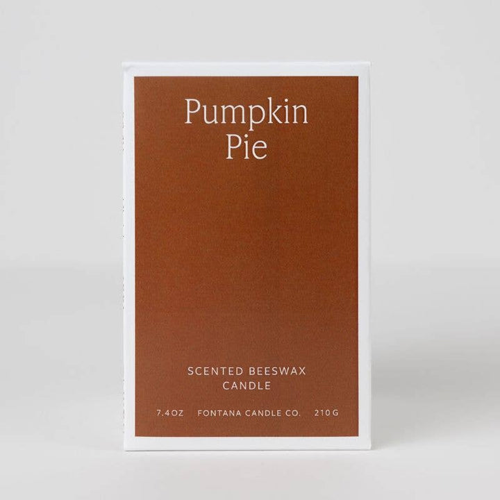 PUMPKIN PIE ESSENTIAL OIL &  BEESWAX JAR CANDLE