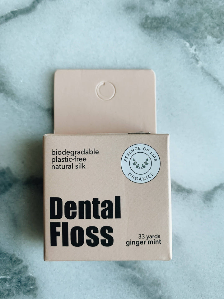 BIODEGRADABLE ZERO WASTE SILK FLOSS - COOL MINT