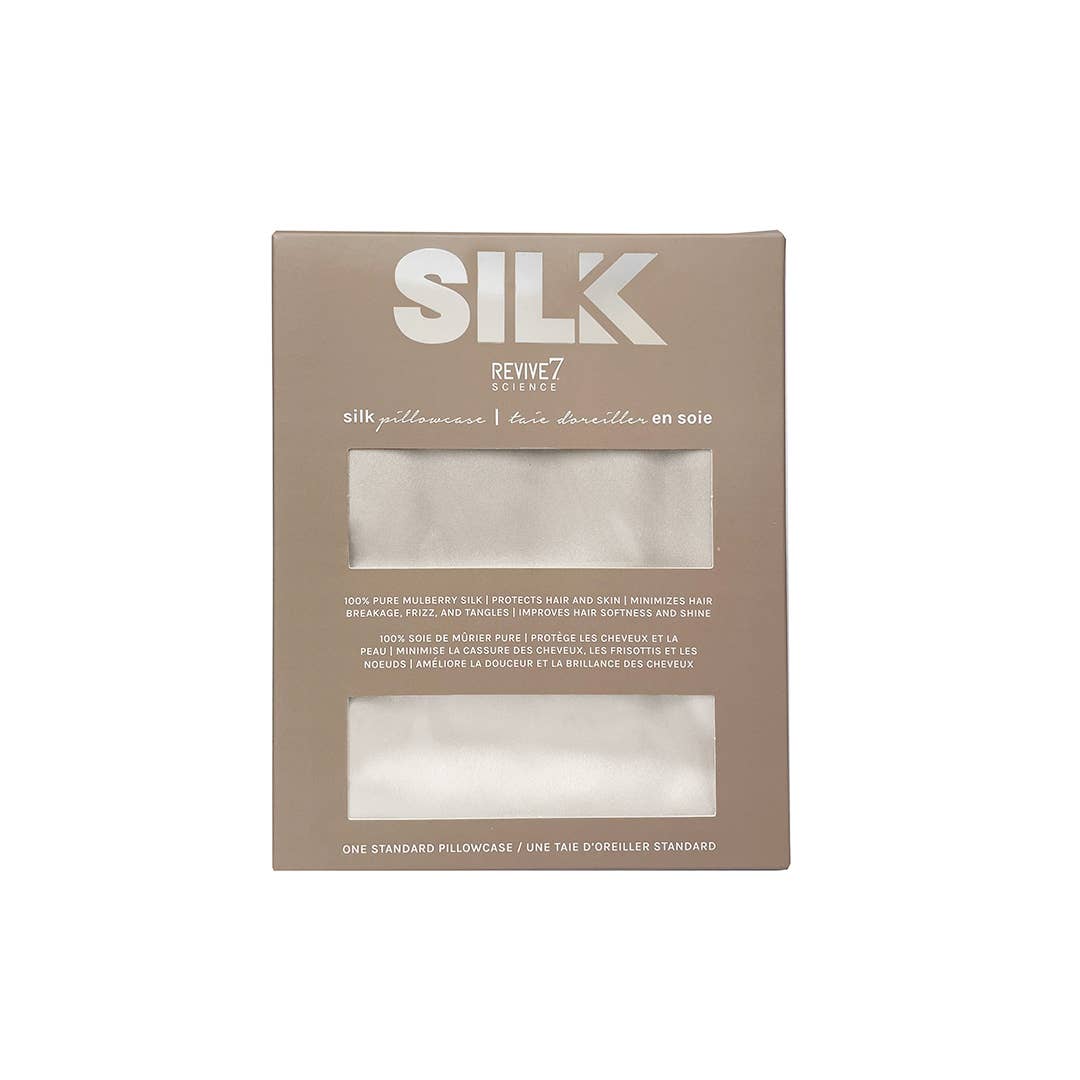 SILK PILLOW CASE: WHITE