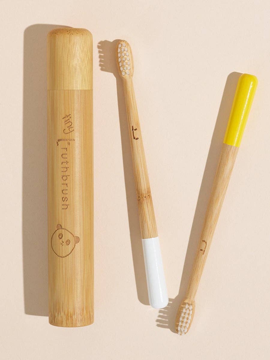 SUNSHINE YELLOW TINY TRUTHBRUSH WITH SOFT BRISTLES