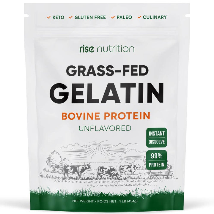 GRASS-FED GELATIN POWDER - BOVINE PROTEIN -NON GMO