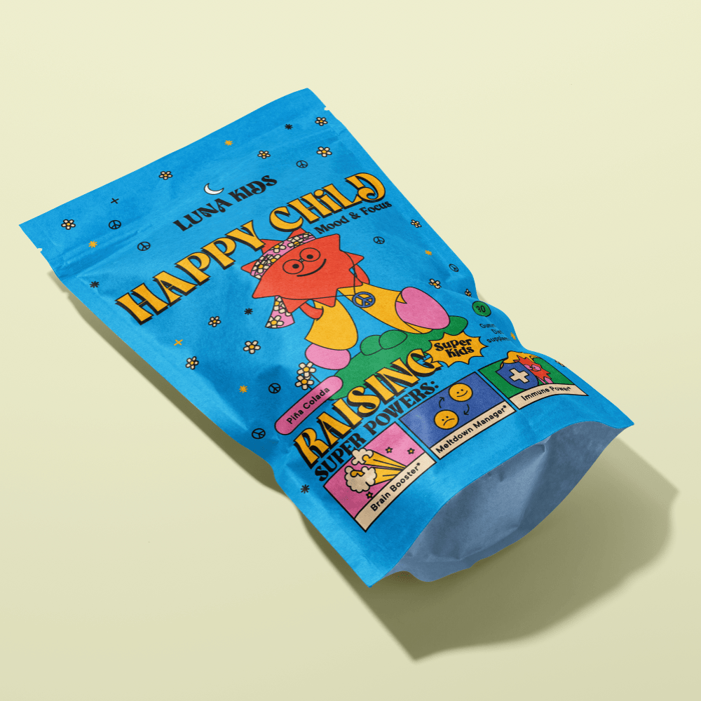 HAPPY CHILD: MOOD & BRAIN GUMMY - PINA COLADA FLAVOUR