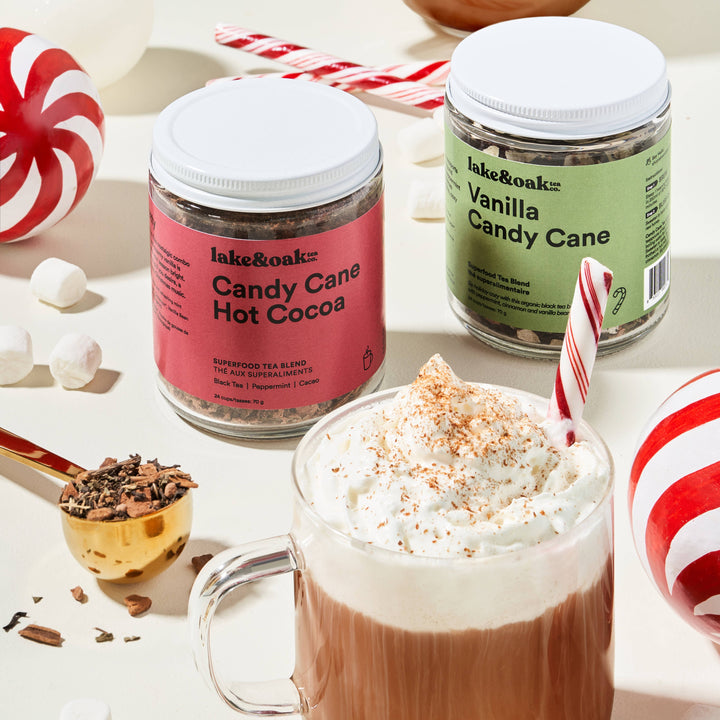 CANDY CANE HOT COCOA - SUPERFOOD TEA BLEND