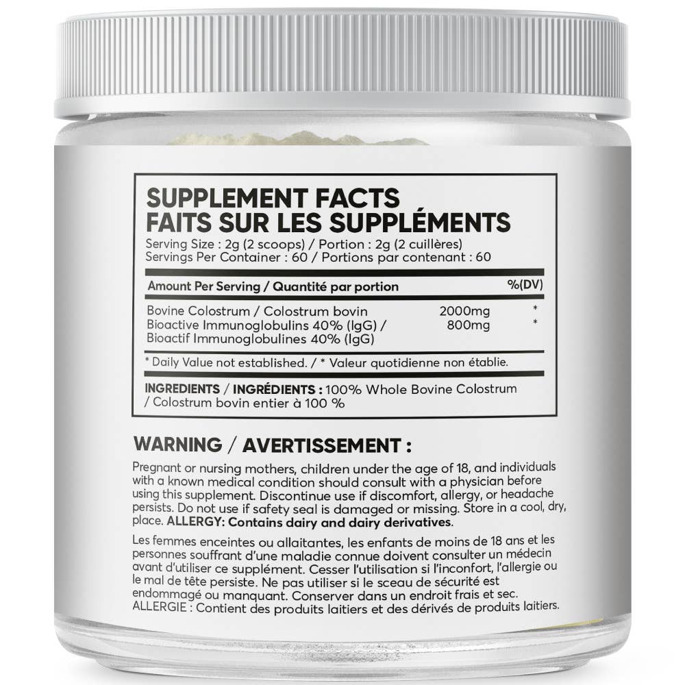 GRASS-FED COLOSTRUM POWDER - GUT & IMMUNE