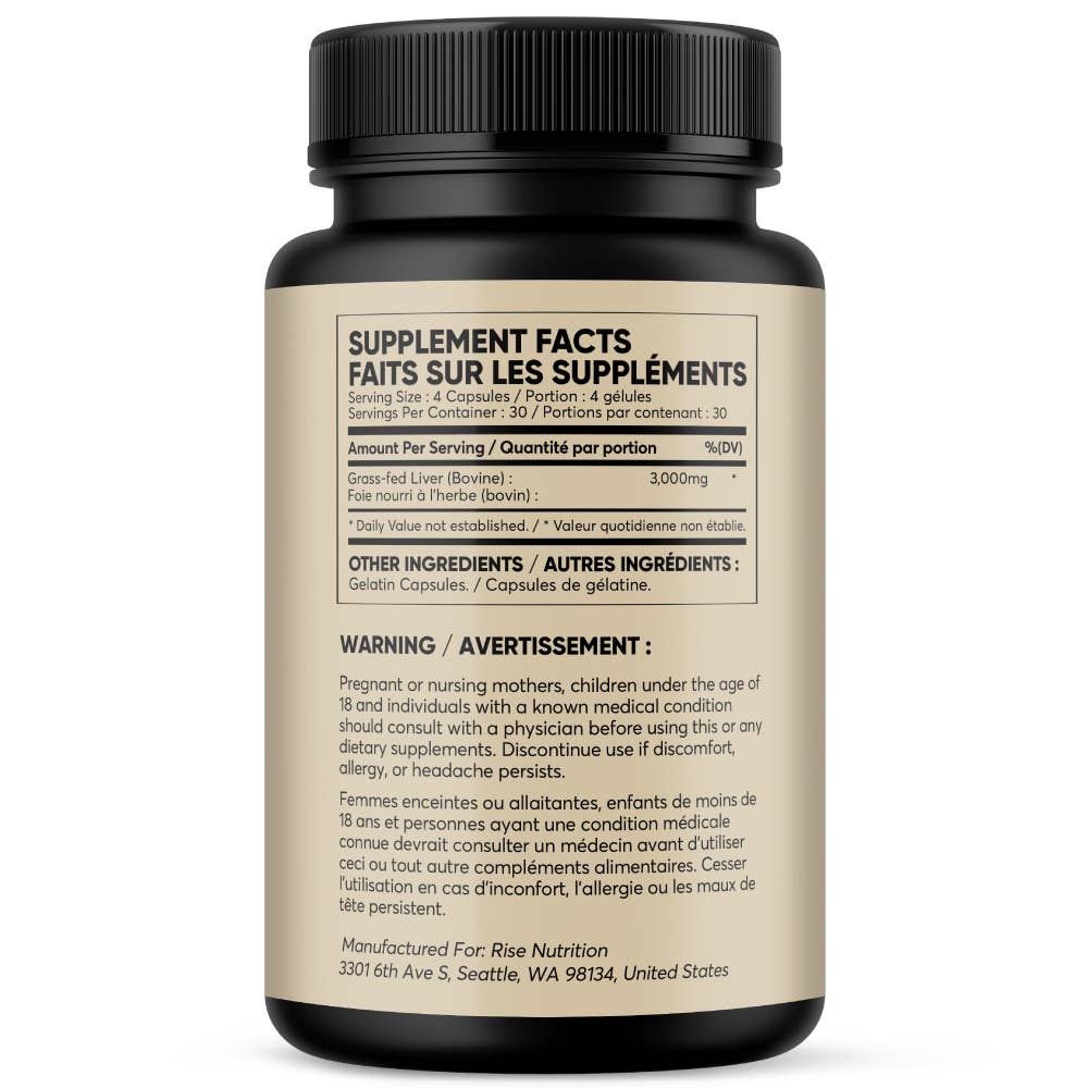 GRASS-FED BEEF LIVER - NON-GMO & PURE