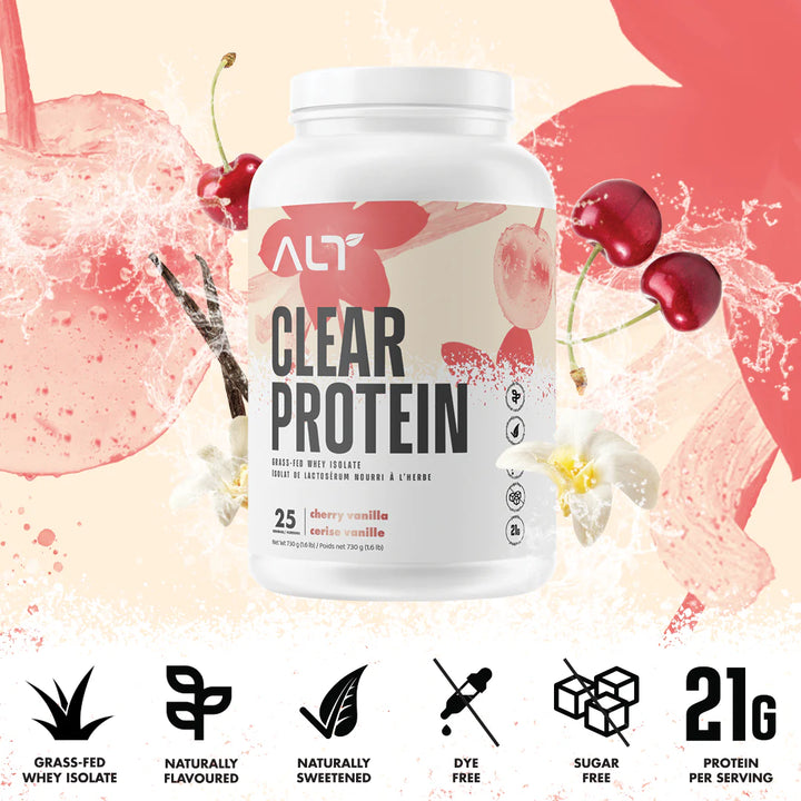 CLEAR PROTEIN GRASS-FED WHEY ISOLATE - CHERRY VANILLA
