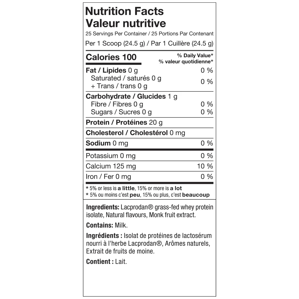 CLEAR PROTEIN GRASS-FED WHEY ISOLATE - PINEAPPLE KIWI