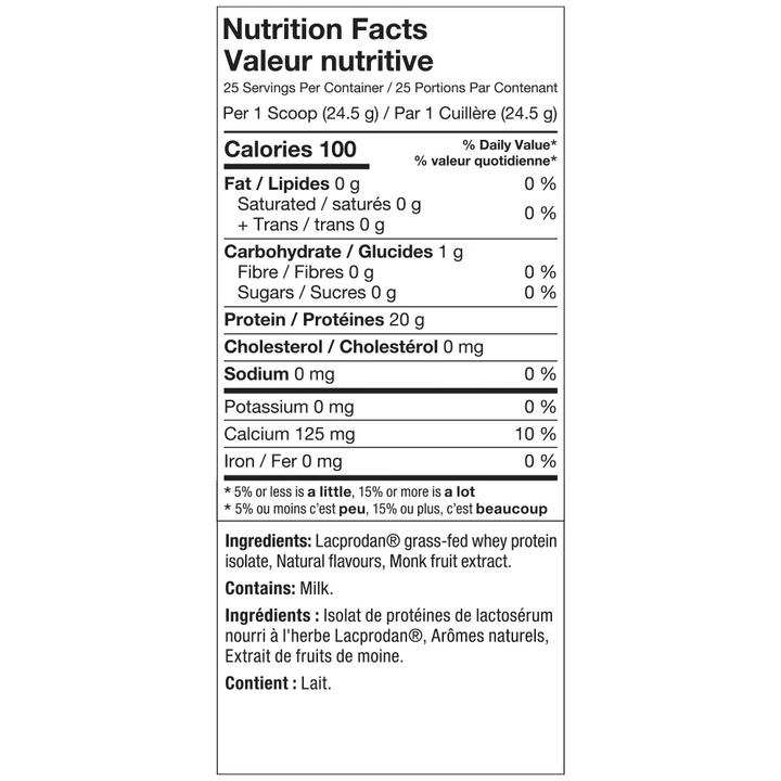 CLEAR PROTEIN GRASS-FED WHEY ISOLATE - PINEAPPLE KIWI