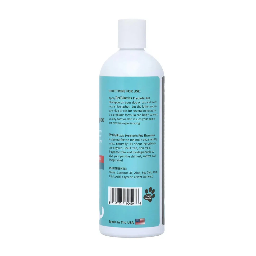 PETBIOTICS UNSCENTED PREBIOTIC PET SHAMPOO
