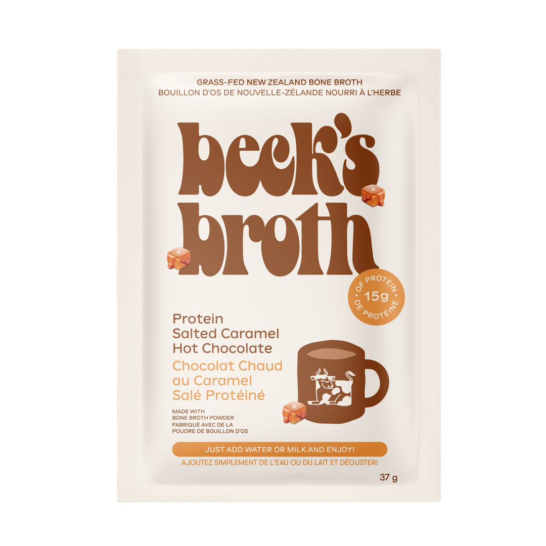SALTED CARAMEL HOT CHOCOLATE BONE BROTH POWDER
