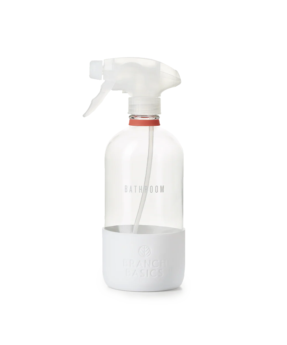 BATHROOM BOTTLE IN GLASS