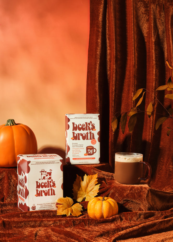 PUMPKIN SPICE HOT CHOCOLATE BONE BROTH POWDER
