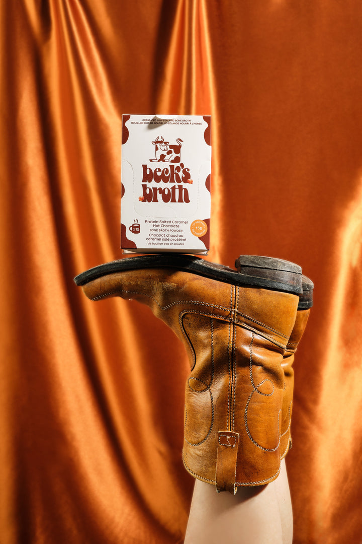 SALTED CARAMEL HOT CHOCOLATE BONE BROTH POWDER