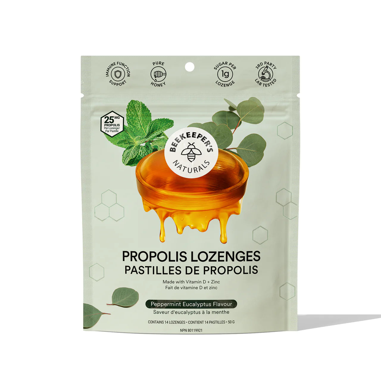 PROPOLIS LOZENGES - PEPPERMINT EUCALYPTUS