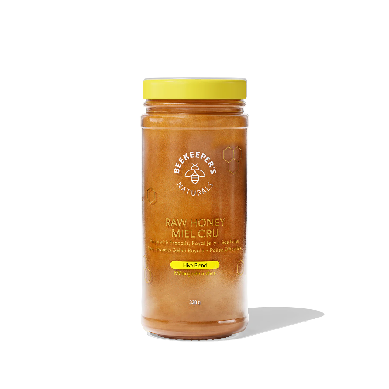 RAW HONEY WITH PROPOLIS, ROYAL JELLY + BEE POLLEN