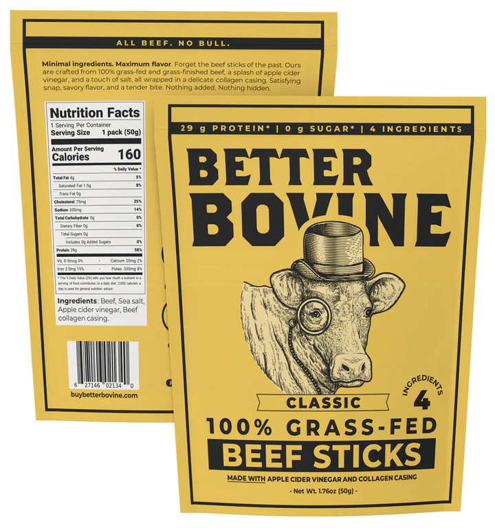 100% GRASS-FED BEEF STICKS