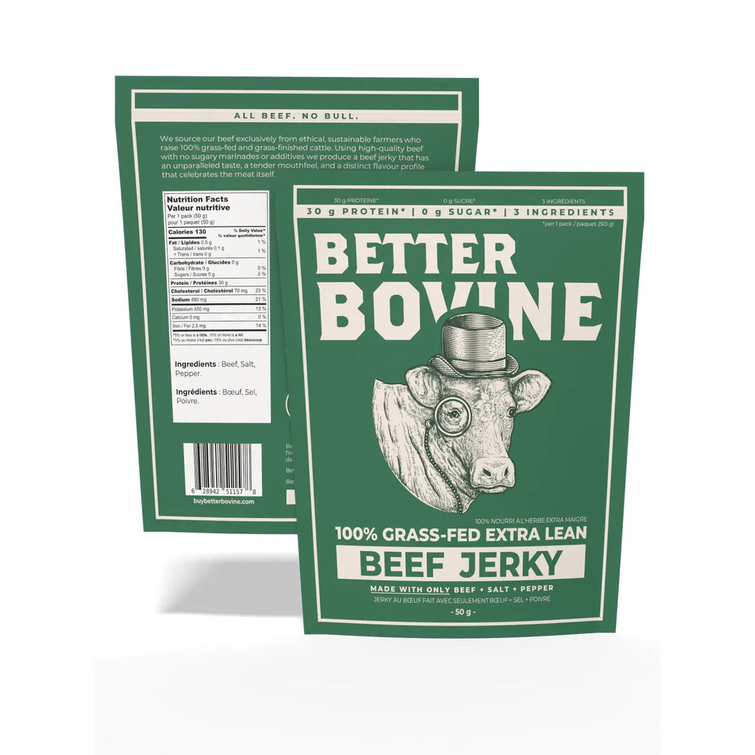 100% GRASS-FED BEEF JERKY