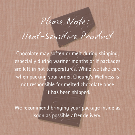 BLOOD ORANGE DATE-SWEETENED DARK CHOCOLATE