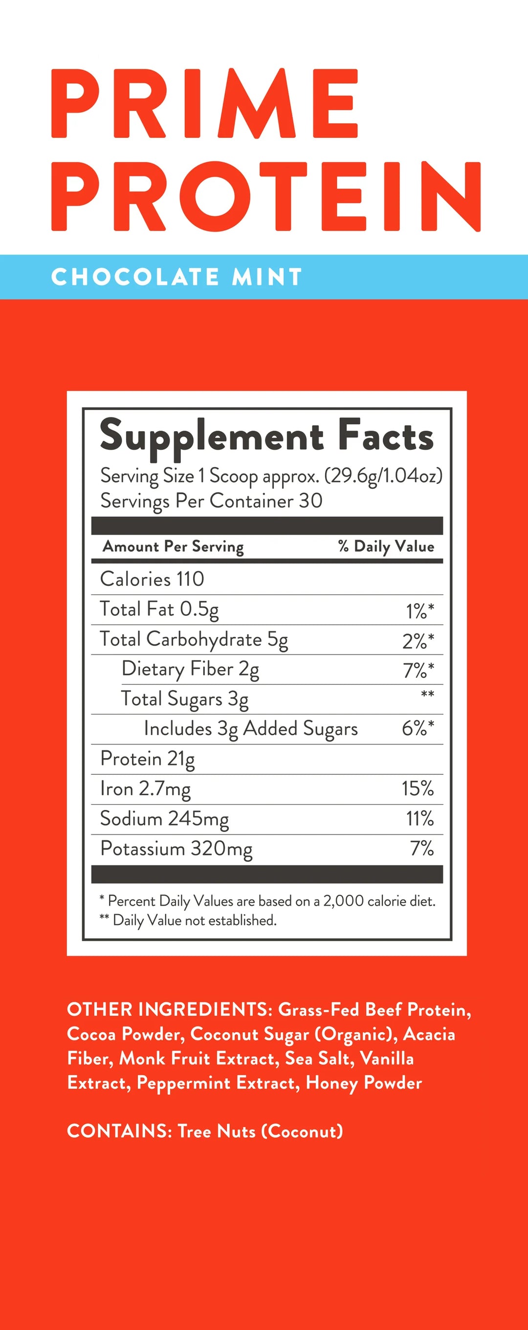 PRIME PROTEIN - CHOCOLATE MINT