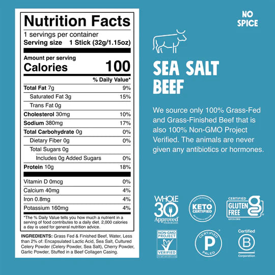 CHOMPS SEA SALT BEEF