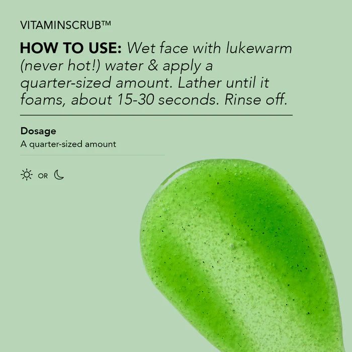 VITAMINSCRUB™ - ANTIOXIDANT INFUSED SCRUB CLEANSER