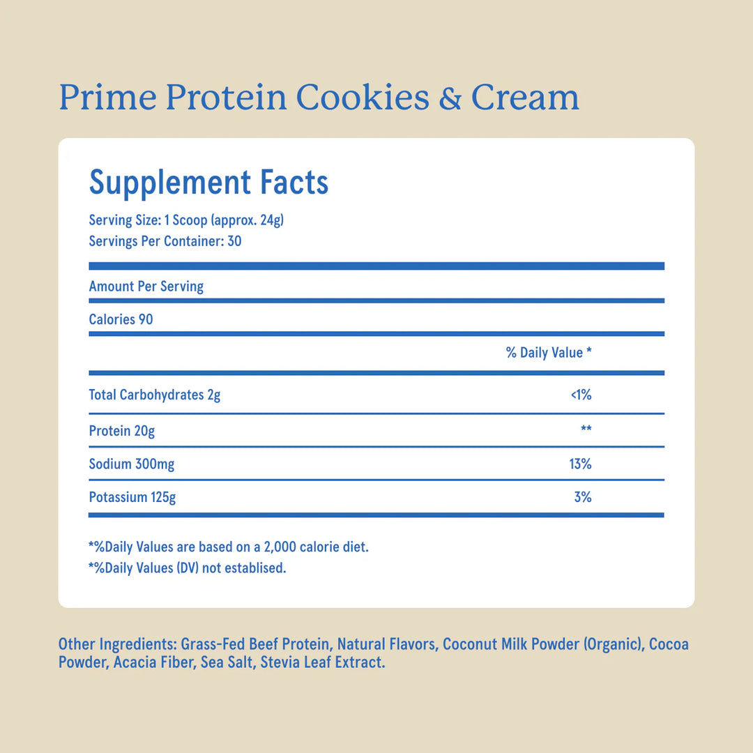 PRIME PROTEIN - COOKIES & CREAM