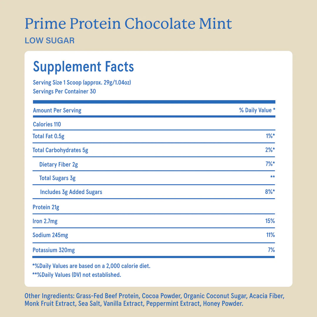 PRIME PROTEIN - CHOCOLATE MINT